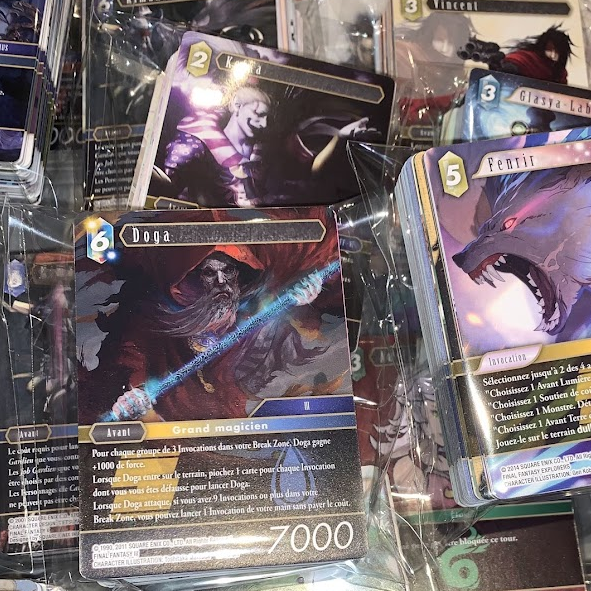 Lot de 60 cartes Final Fantasy TCG