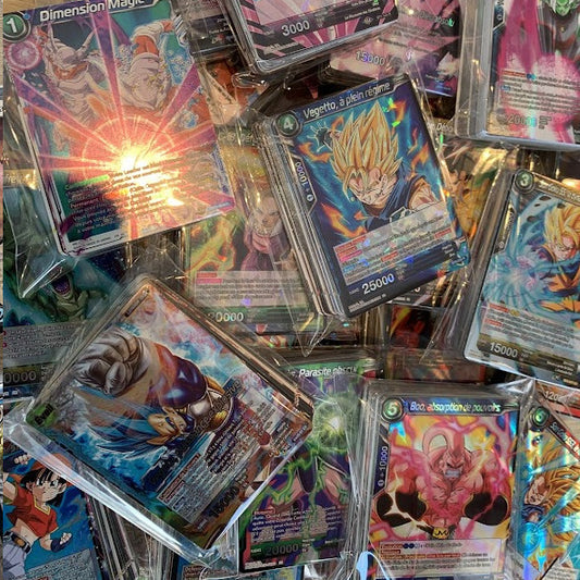 5 Lots de 60 cartes Dragon ball super