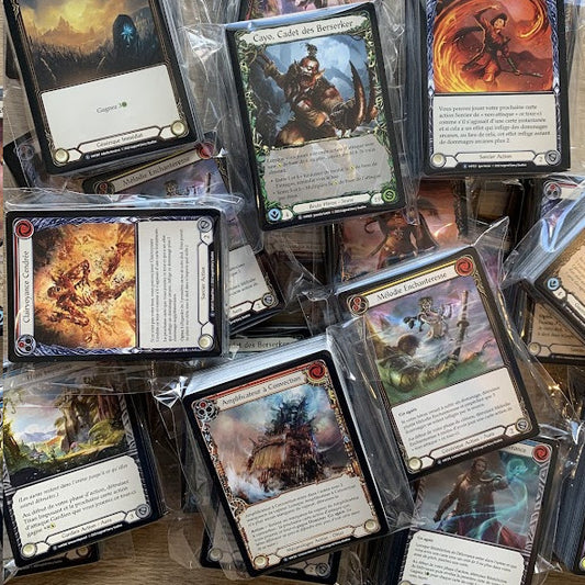 5 Lots de 60 cartes Flesh and Blood