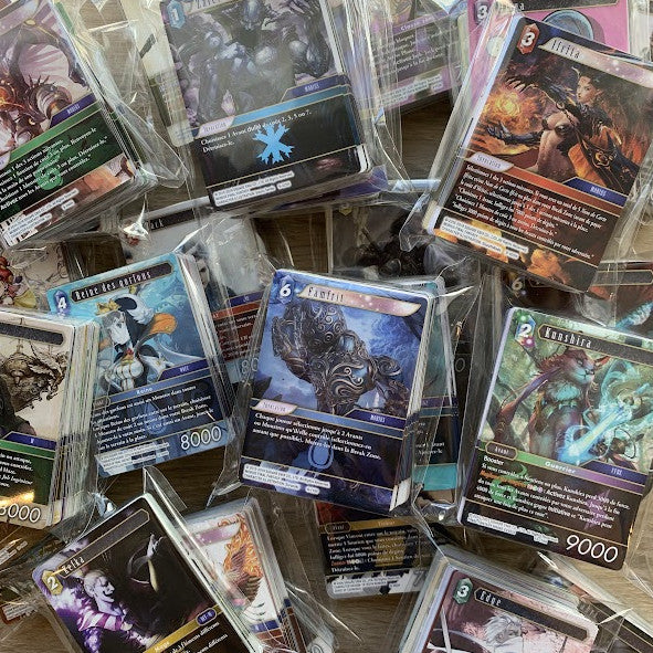 Lot de 60 cartes Final Fantasy TCG