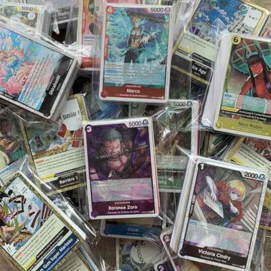 Lot de 50 cartes One Piece Card Game