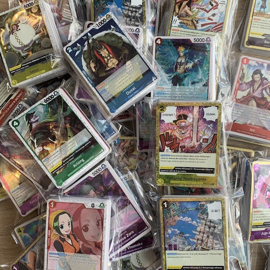 5 Lot de 50 cartes One Piece Card Game